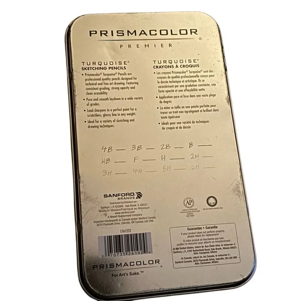 Prismacolor Premier Turquoise Sketching Pencils (10 In Box)